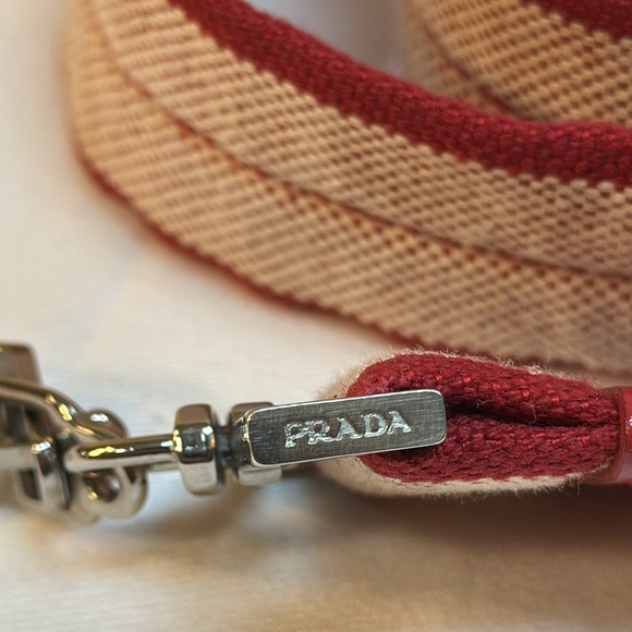 Prada Leather & Fabric Structured Bag w/Removable Prada Shoulder Strap - Picture 16 of 16